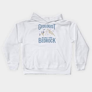 Geologist Make the Bedrock Kids Hoodie